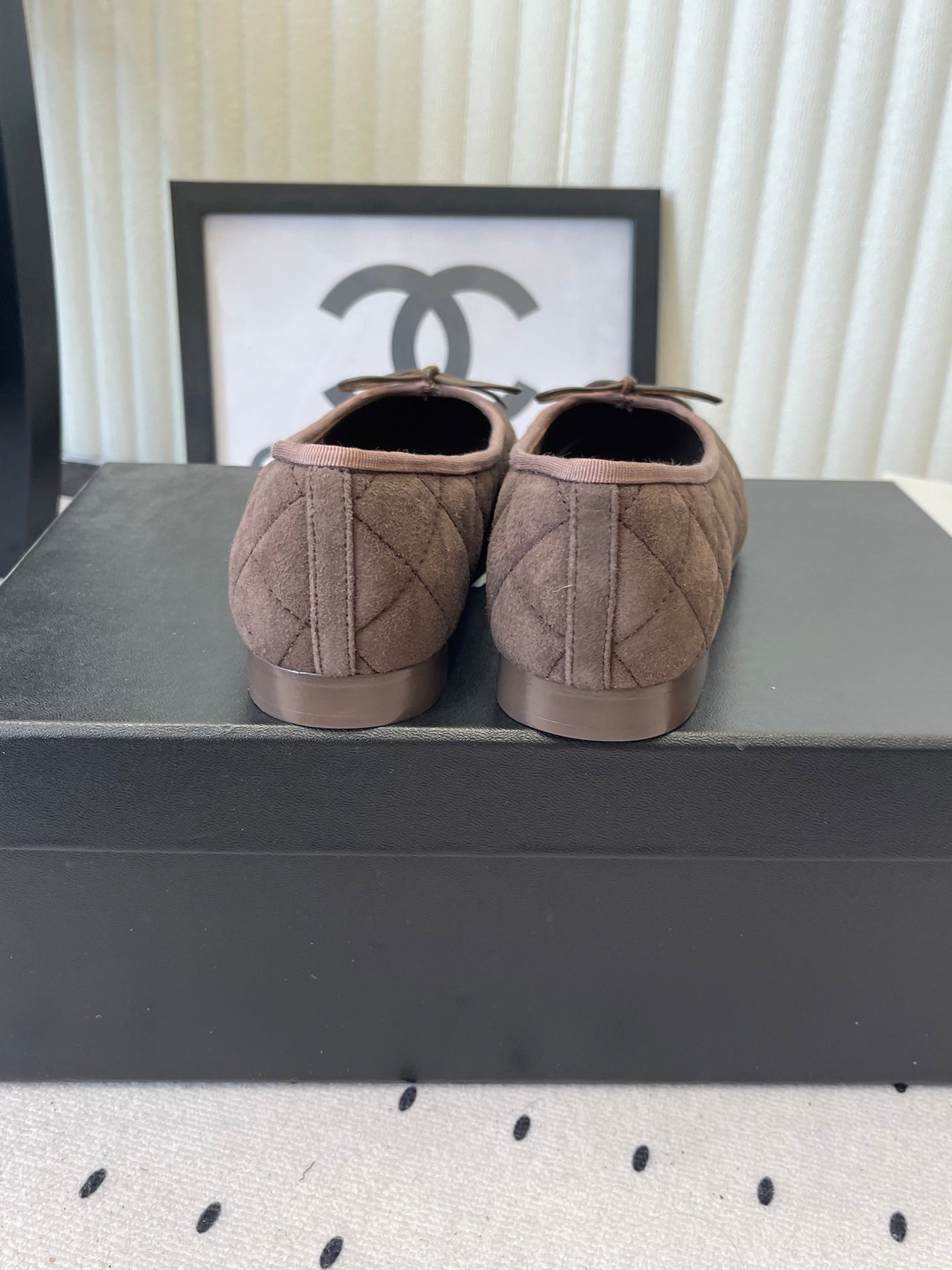 CC Ballet Flats Brown in Suede 611694