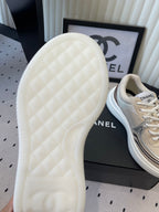 CC Sneaker Beige in Cowhide 611667