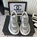 CC Sneaker Metallic Silver in Cowhide 611664