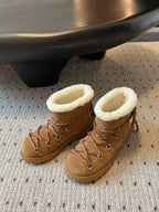 Miu 26 Snow Boots Brown in Suede 614798