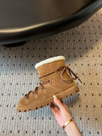 Miu 26 Snow Boots Brown in Suede 614798