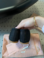 Miu Miu 26SS Ballet Flats Black in Mesh 614700