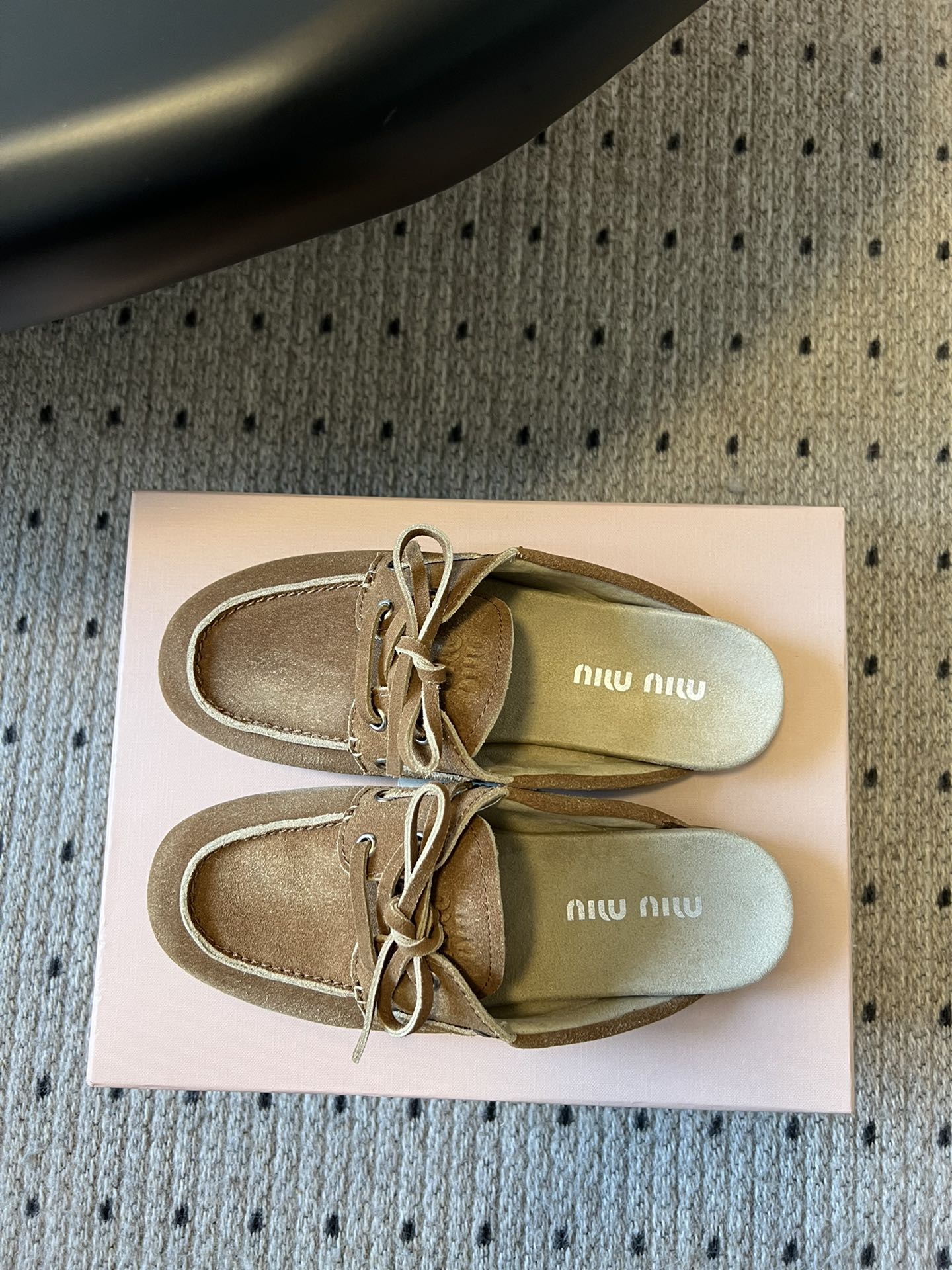 Miu Miu 26SS Mules Brown in Fluffing Fur 614562