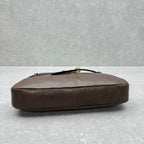 Miu Miu Aventure Shoulder Bag 40cm Brown in Sheepskin