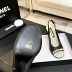Chanel 26A Slingback Black in Lambskin 672990