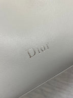 Dior 26 Bow Chain Bag in Light Gray Lambskin