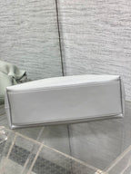 Dior 26 Bow Chain Bag in Light Gray Lambskin
