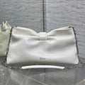 Dior 26 Bow Chain Bag in White Lambskin