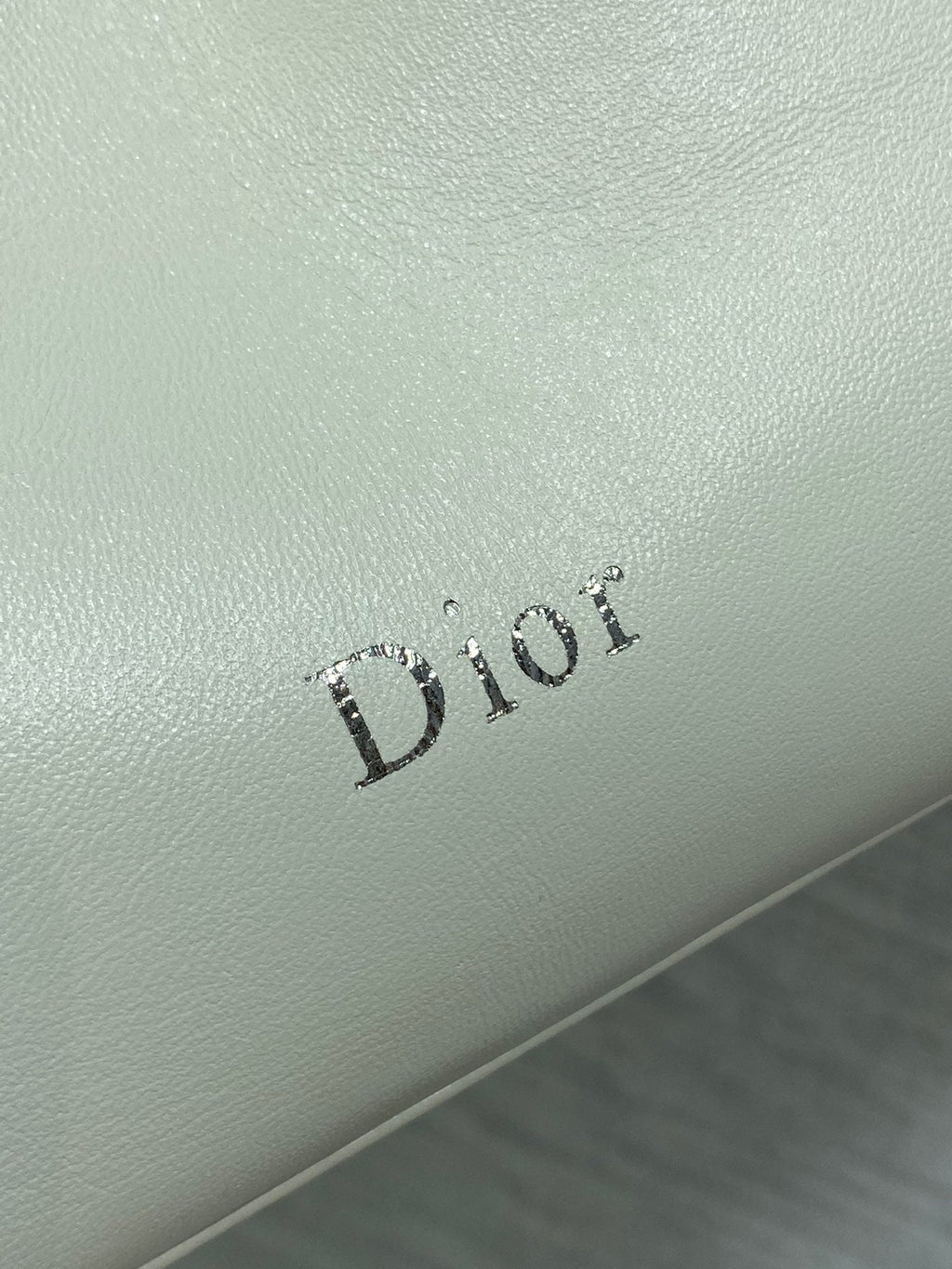 Dior 26 Bow Chain Bag in White Lambskin