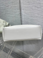 Dior 26 Bow Chain Bag in White Lambskin