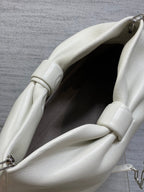 Dior 26 Bow Chain Bag in White Lambskin