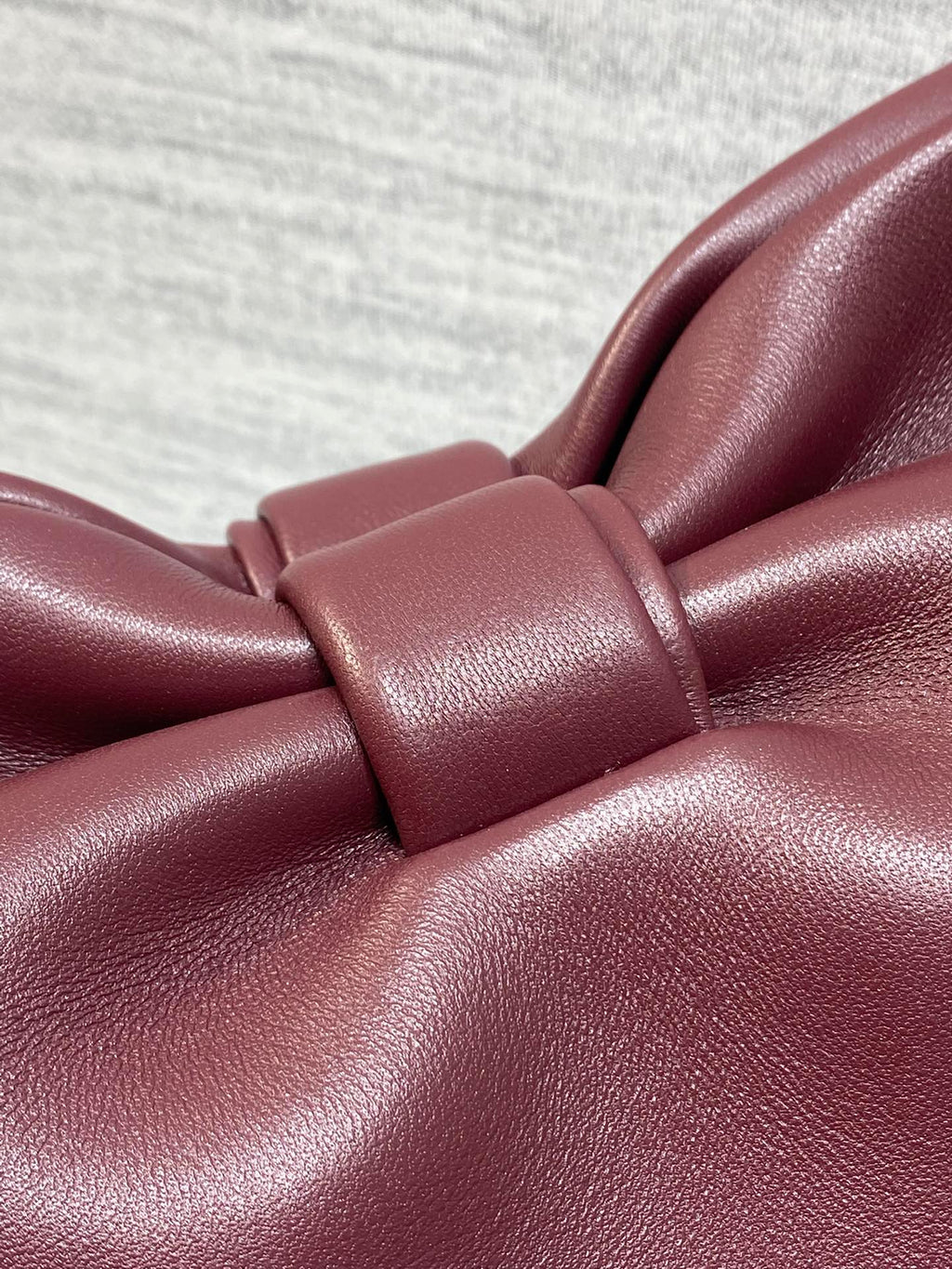 Dior 26 Bow Chain Bag in Burgundy Lambskin