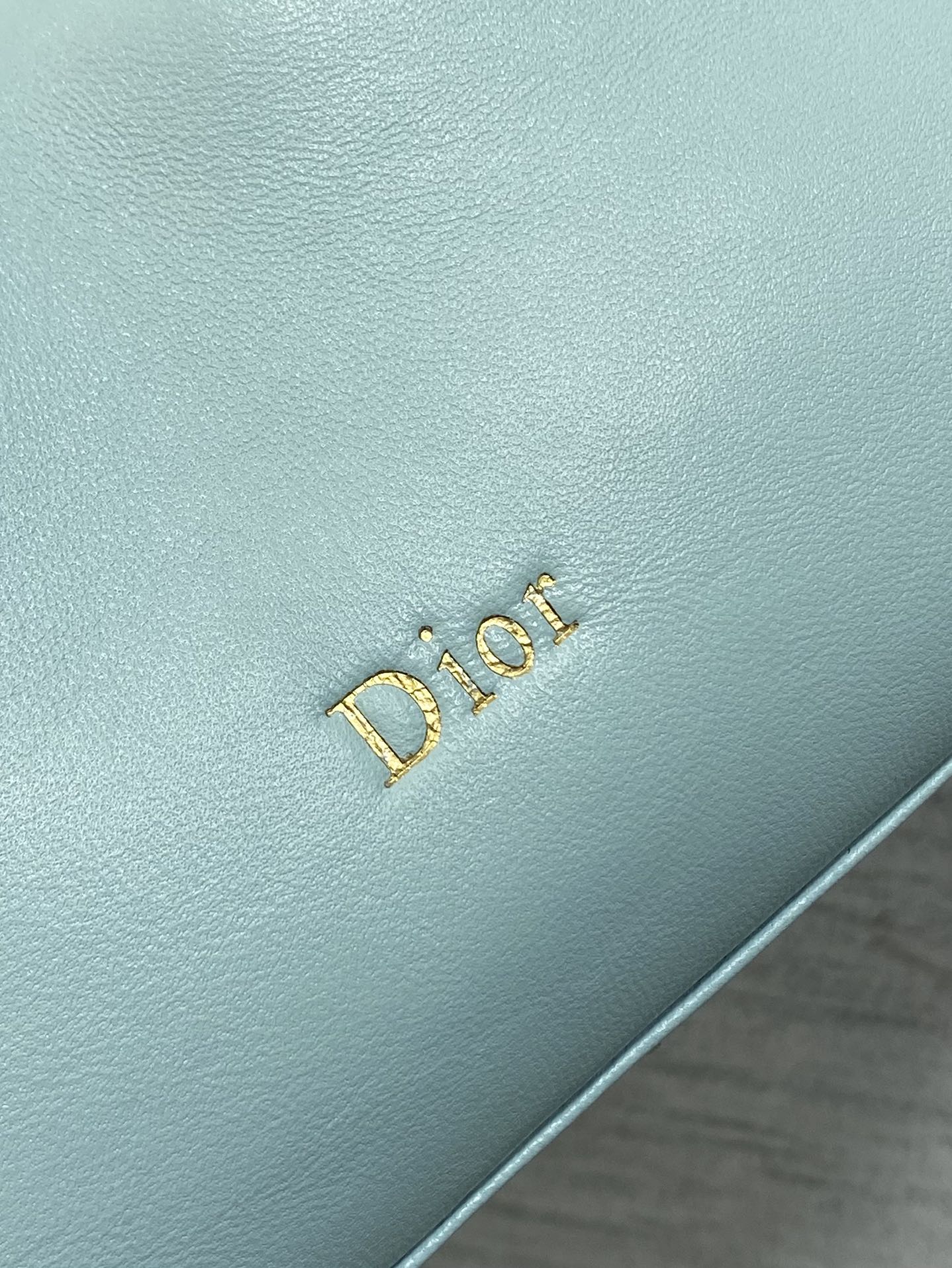 Dior 26 Bow Chain Bag in Blue Lambskin