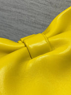 Dior 26 Bow Chain Bag in Yellow Lambskin
