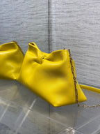 Dior 26 Bow Chain Bag in Yellow Lambskin