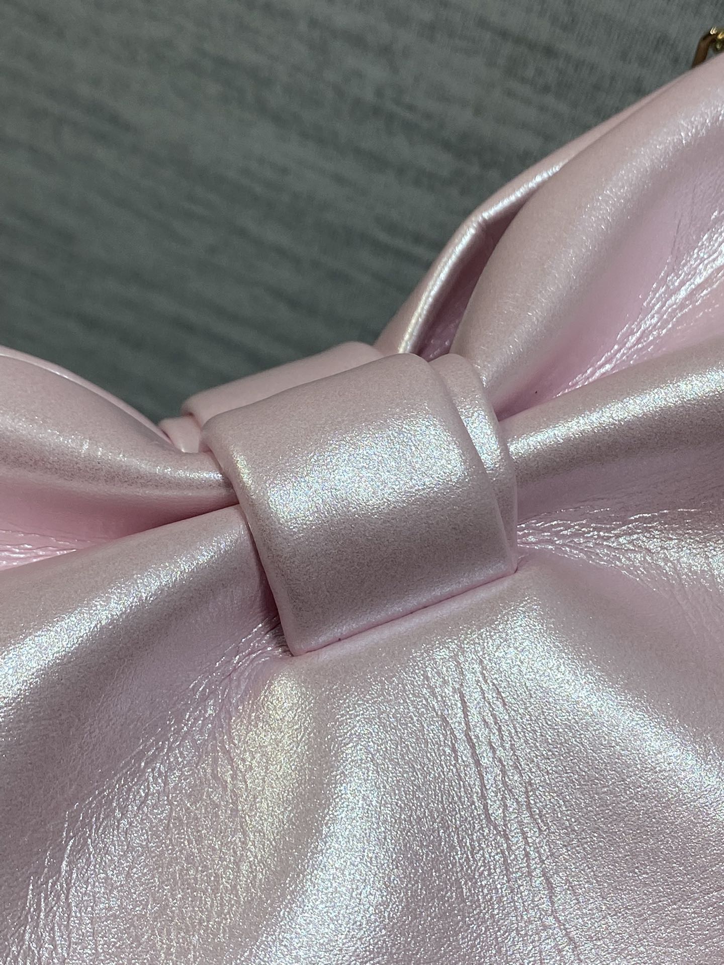 Dior 26 Bow Chain Bag in Glossy Pink Lambskin