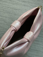 Dior 26 Bow Chain Bag in Glossy Pink Lambskin