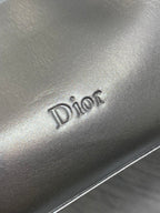 Dior 26 Bow Chain Bag in Silver Lambskin