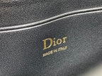 Dior 26 Bow Pearl Chain Clutch Black Lambskin GHW