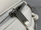 Dior 26 Bow Pouch 20cm in White Lambskin