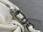 Dior 26 Bow Pouch 20cm in White Lambskin