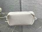 Dior 26 Bow Pouch 20cm in White Lambskin