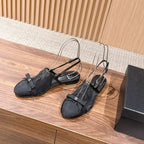 CC 26SS Slingback with Bow Black in Mesh 692553