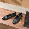 CC 26SS Quilted Mary Jane Black in Calfskin 692543