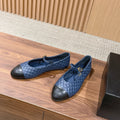 CC 26SS Quilted Mary Jane Blue Black in Calfskin 692540