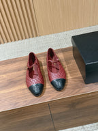 CC 26SS Quilted Mary Jane Burgundy in Calfskin 692538