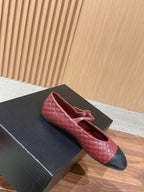 CC 26SS Quilted Mary Jane Burgundy in Calfskin 692538