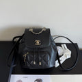 Chanel Affinity Duma Backpack 20cm Black in Cowhide