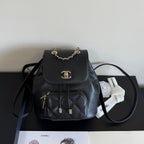 Chanel Affinity Duma Backpack 20cm Black in Cowhide