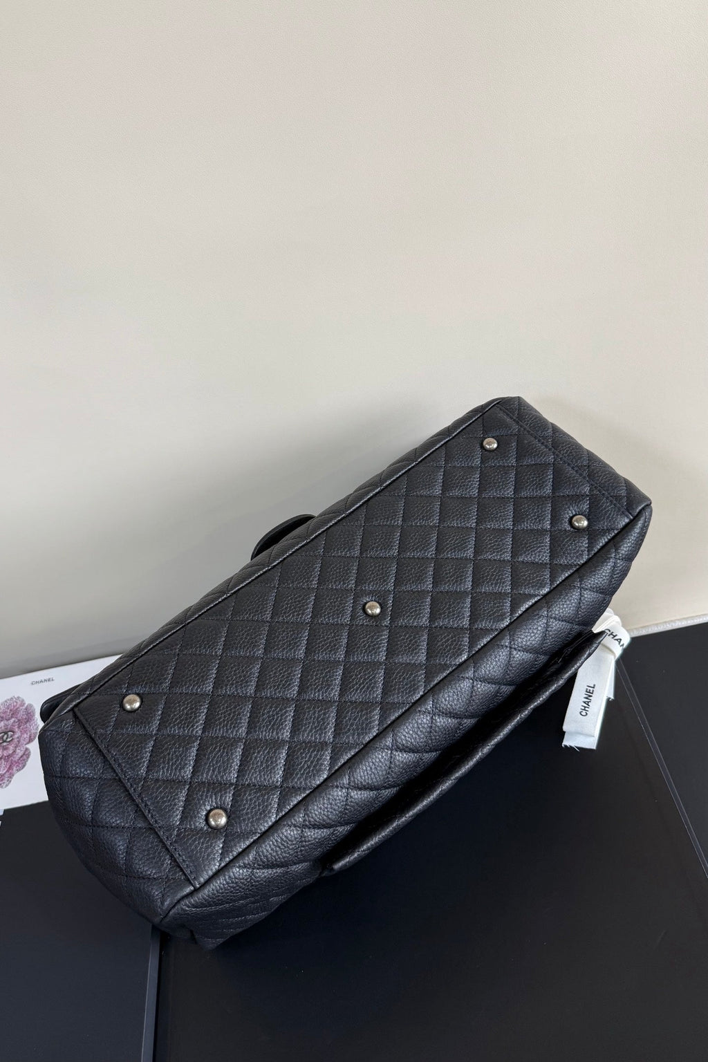 Chanel Carry-on bag 45cm Black in Cowhide