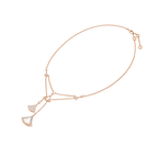 DREAM DOUBLE CHAIN PINK GOLD NECKLACE