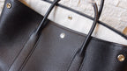 HM GARDEN PARTY 30 BLACK CALFSKIN