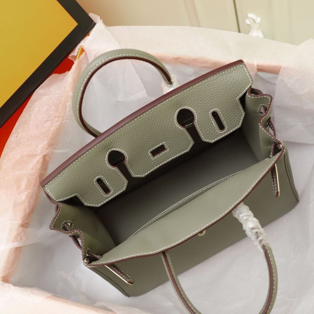 HM BIRKIN BAG 30 OLIVE TOGO GOLD HARDWARE