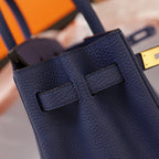 HM BIRKIN BAG 35 NAVY TOGO GOLD HARDWARE
