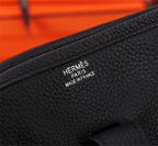 HM EVELYNE BAG 28 BLACK TOGO