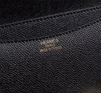 HM CONSTANCE BAGS 22 BLACK EPSOM GOLD HARDWARE