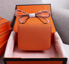 HM CONSTANCE BAGS 22 ORANGE EPSOM GOLD HARDWARE