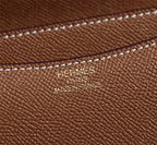 HM CONSTANCE BAGS 19 RUSSET EPSOM GOLD HARDWARE