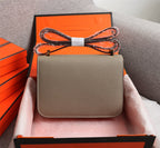 HM CONSTANCE BAGS 19 KHAKI EPSOM GOLD HARDWARE