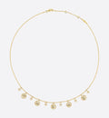 ROSE DES VENTS NECKLACE YELLOW GOLD, DIAMONDS AND MOTHER-OF-PEARL