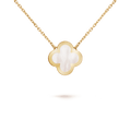PURE CLOVER PINK GOLD MOP NECKLACE