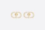 PETIT CD DIAMOND GOLD STUD EARRINGS