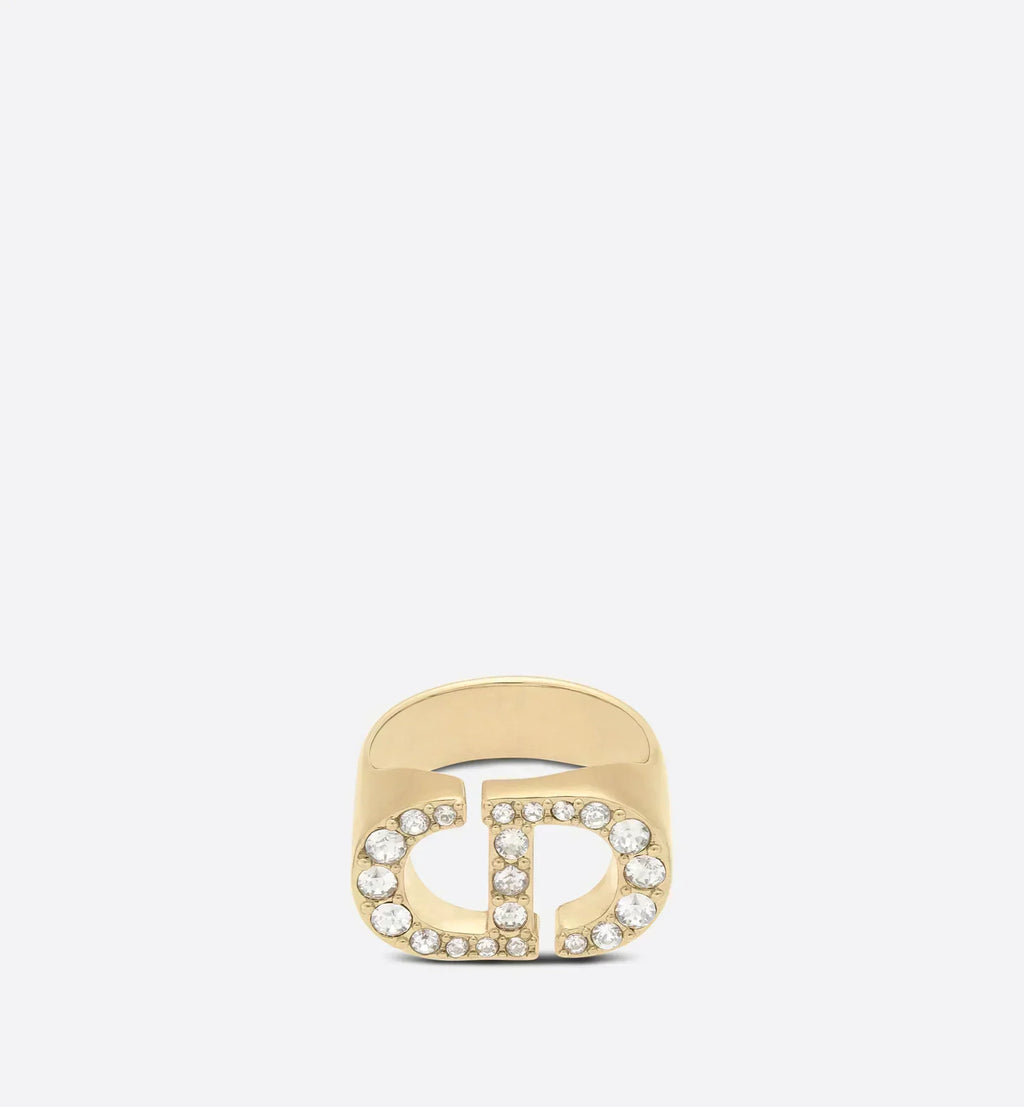 30 MONTAIGNE RING GOLD-FINISH METAL AND SILVER