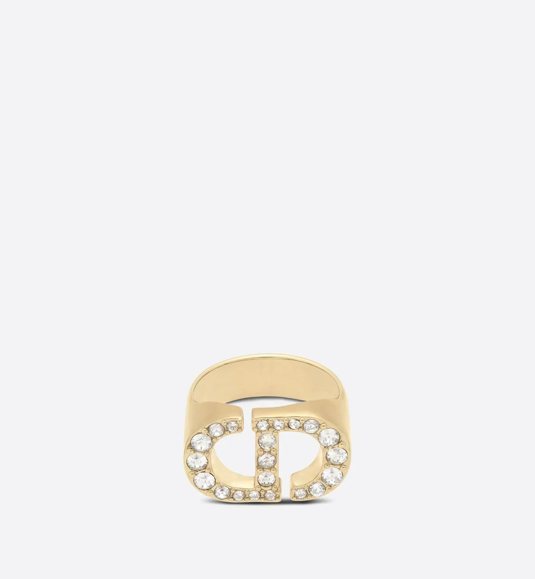 30 MONTAIGNE RING GOLD-FINISH METAL AND SILVER
