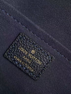 LV Félicie Pochette 21cm Black Monogram Embossed Leather GHW