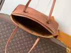 LV Low Key Duffle Tote Brown Calfskin